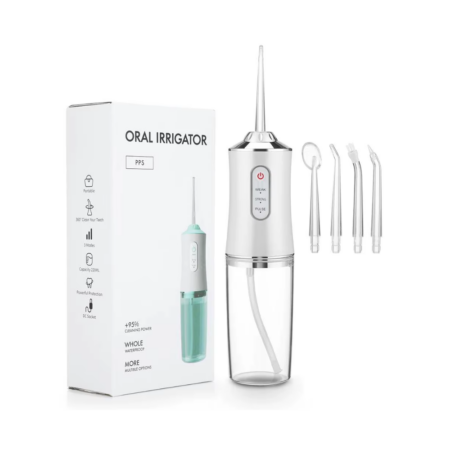 IRRIGATOR DENTAR PORTATIV - PASTRIM I DHEMBEVE ME PRESION UJI 220ML